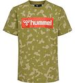 Hummel T-paita - hmlRush - Green Olive