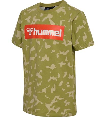 Hummel T-paita - hmlRush - Green Olive Hummel T-paita - hmlRush - Green Olive