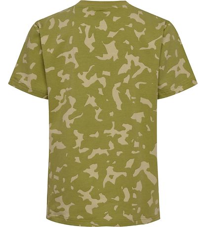 Hummel T-paita - hmlRush - Green Olive Hummel T-paita - hmlRush - Green Olive