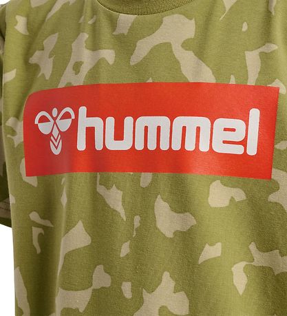 Hummel T-paita - hmlRush - Green Olive Hummel T-paita - hmlRush - Green Olive