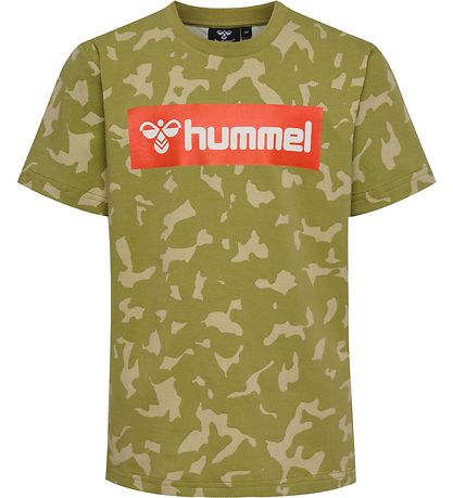 Hummel T-paita - hmlRush - Green Olive Hummel T-paita - hmlRush - Green Olive
