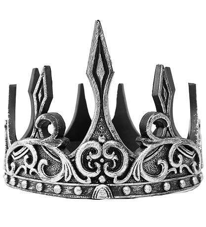 Great Pretenders Maskeradkläder - Krona - Silver/Svart