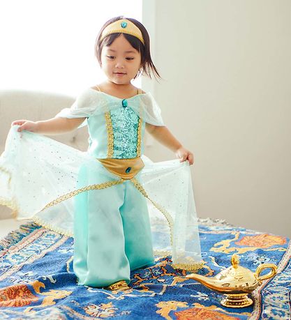 Great Pretenders Costume w. Headband - Jasmine Suit - Green