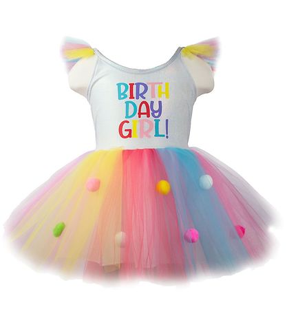 Great Pretenders Kleid Kostüm - Geburtstagsmädchenkleid m. Haarb