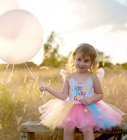 Great Pretenders Kleid Kostüm - Geburtstagsmädchenkleid m. Haarb Great Pretenders Kleid Kostüm - Geburtstagsmädchenkleid m. Haarb