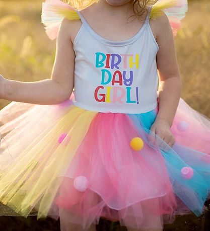 Great Pretenders Kleid Kostüm - Geburtstagsmädchenkleid m. Haarb