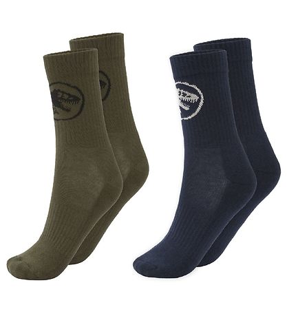 Molo Socks - 2-Pack - Norman - Jurassic Molo Socks - 2-Pack - Norman - Jurassic