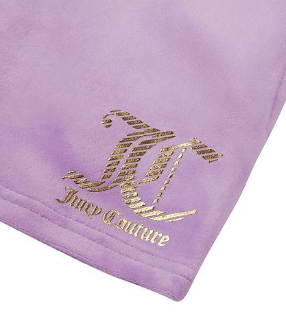Juicy Couture 반바지 - 벨루어 - 라벤더