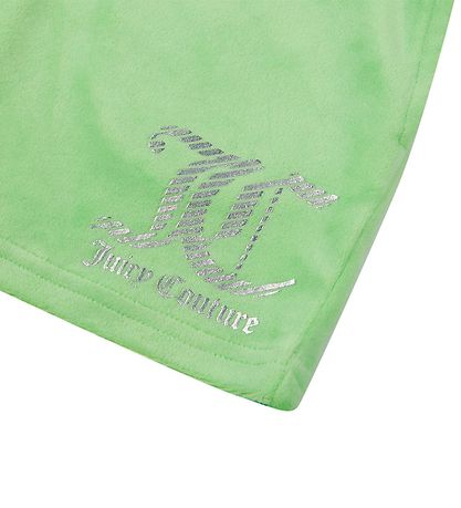 Juicy Couture 반바지 - 벨루어 - 그린 애쉬