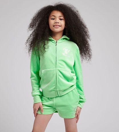 Juicy Couture 반바지 - 벨루어 - 그린 애쉬