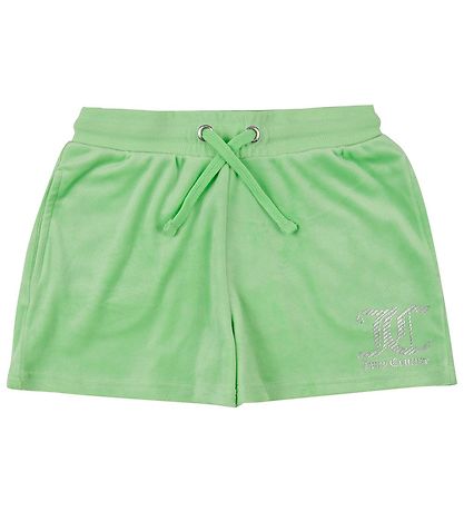 Juicy Couture 반바지 - 벨루어 - 그린 애쉬