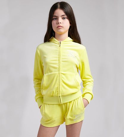 Juicy Couture Cardigan velúr - Yellow Pear