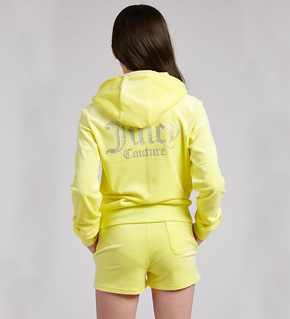 Juicy Couture Cardigan velúr - Yellow Pear