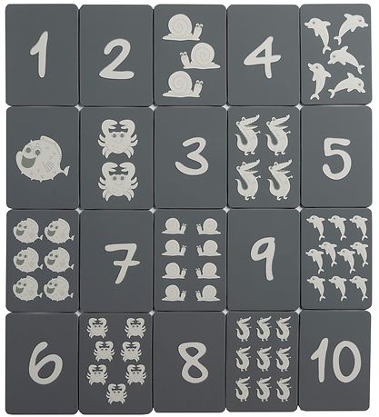 Scrunch Card - Silicone - 20 Pcs - Anthracite Grey