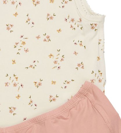 Minymo Underwear - Bamboo - Veiled Flower Rose/Misty Rose