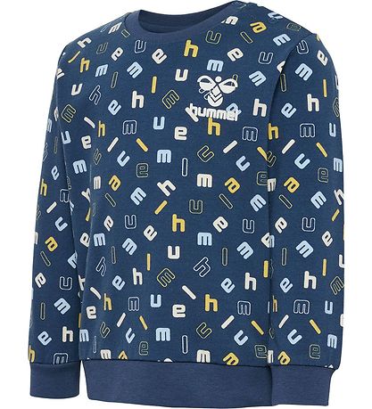 Hummel Sweatshirt - HmlHappy You - Sargasso Sea
