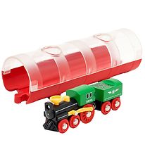 BRIO World Steam locomotive w. Tunnel - Green 33892 BRIO World Steam locomotive w. Tunnel - Green 33892