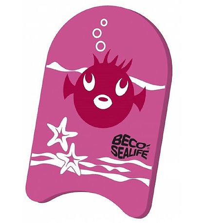 BECO Kickboard - Pink w. Fish