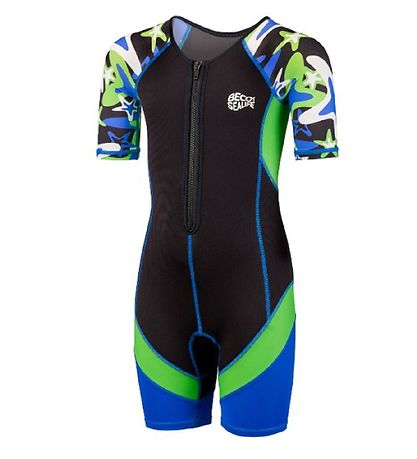 BECO Neoprenanzug - UV50+ - Schwarz/Blau/Grün