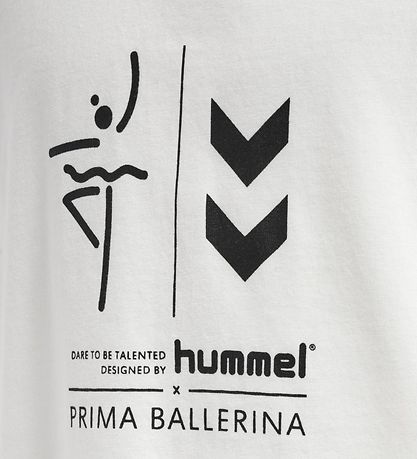 Hummel T-shirt - hmlPrima Bee - Marchmallow
