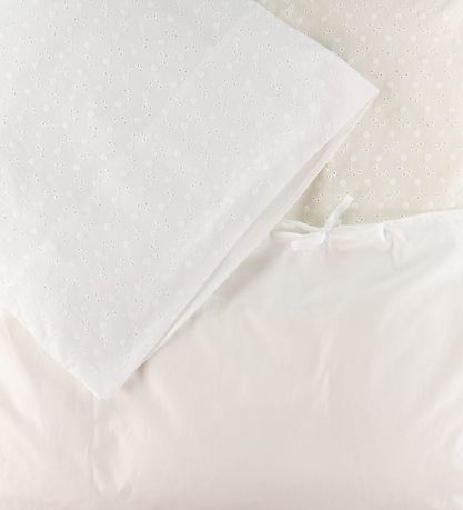 Literie Nørgaard Madsens - Bébé - Blanc av. Broderie Anglais