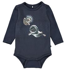 Molo Bodysuit l/s - Foss - Kawaii Cosmos