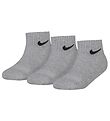 Nike Socks - Performance Basic - 3-Pack - Dark Grey Heather Nike Socks - Performance Basic - 3-Pack - Dark Grey Heather
