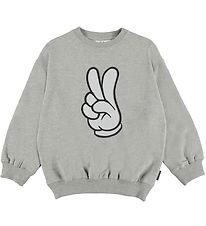 Molo Sweatshirt - Mar - Grey Melange Molo Sweatshirt - Mar - Grey Melange