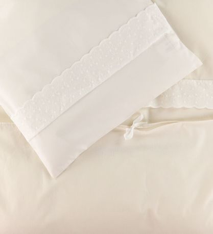 Nørgaard Madsens Bedding - Baby - Natural w. Feston Nørgaard Madsens Bedding - Baby - Natural w. Feston