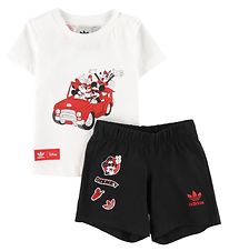 Set adidas Originals - T-Shirt/Shorts - White