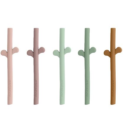 Done by Deer Sugerør - 5-pack - Peekaboo - Powder Mix Done by Deer Sugerør - 5-pack - Peekaboo - Powder Mix