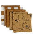 Done By Deer Washcloths - 5-Pack - 30x30 cm - Deer Friends Musta Done By Deer Washcloths - 5-Pack - 30x30 cm - Deer Friends Musta