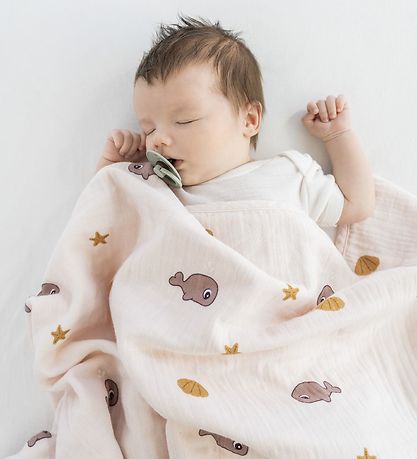 Done by Deer Baby Swaddle - 100x100 cm - Wally - Powder
