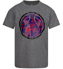 Nike T-shirt - Geometrics Ball - Carbon Heather Nike T-shirt - Geometrics Ball - Carbon Heather
