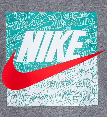 Nike T-Shirt - Übung macht Futura - Carbon Heather