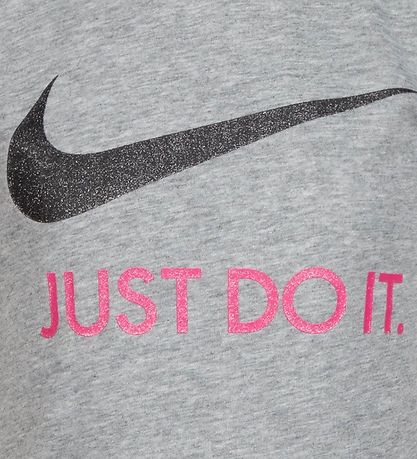 Nike T-Shirt - Swoosh - Grey Heather Nike T-Shirt - Swoosh - Grey Heather