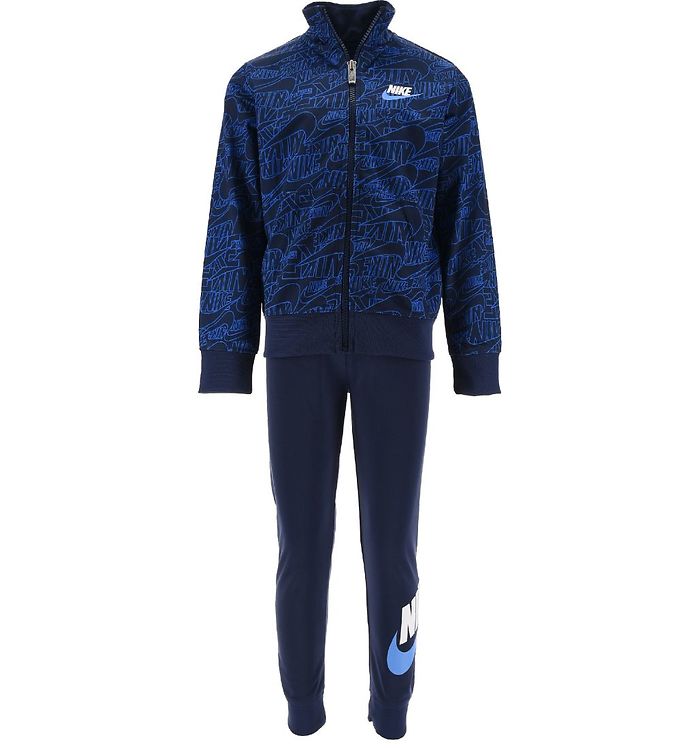 Nike Träningsset - Cardigan/Byxor - Läs - Midnight Marinblå