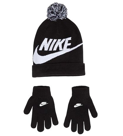 Nike Pipo/Käsineet - Neulottu - Swoosh - Musta