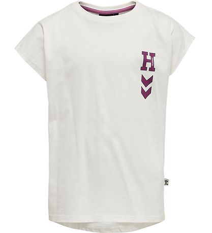 Hummel Stuttermabolur - HmlFélagsfræði - Marshmallow