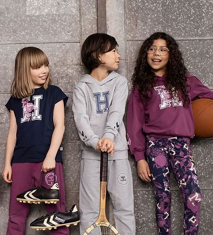 T-Shirt Hummel - HmlPhilosophie - Black Iris T-Shirt Hummel - HmlPhilosophie - Black Iris