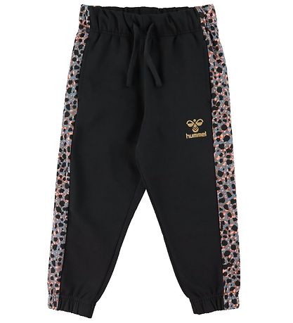 Hummel Sweatpants - HmlMejse - Black/Blue Mirage