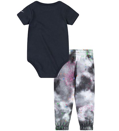 Nike Broek_/Romper s/s - Tie-dye - Zwart Nike Broek_/Romper s/s - Tie-dye - Zwart