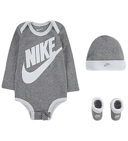 Nike Gift Box - Body l/ä/Mütze/Socken - Futura - Grey Heather