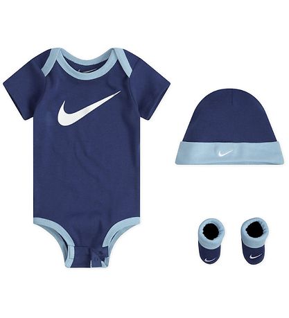 Nike Gift Box - Body k/ä/Mütze/Socken - Swoosh - Blue Gaze