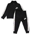 Nike Tracksuit - Cardigan/Trousers - Taping - Black Nike Tracksuit - Cardigan/Trousers - Taping - Black