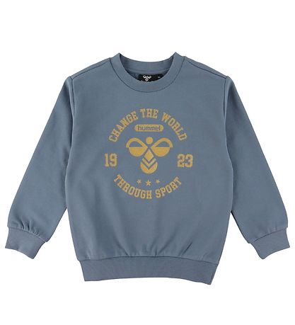 Hummel Sweatshirt - HmlMalin - Blue Mirage Hummel Sweatshirt - HmlMalin - Blue Mirage