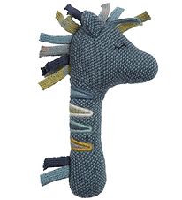 Smallstuff Rattle - Zebra - Blue Smallstuff Rattle - Zebra - Blue