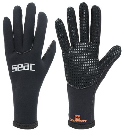 Seac Käsineet - Comfort Gloves 3 mm - Musta