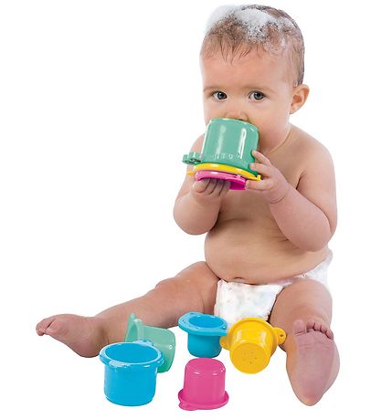 Playgro Stacking Blocks - Croc Cups - 8 pcs - Multicolour Playgro Stacking Blocks - Croc Cups - 8 pcs - Multicolour
