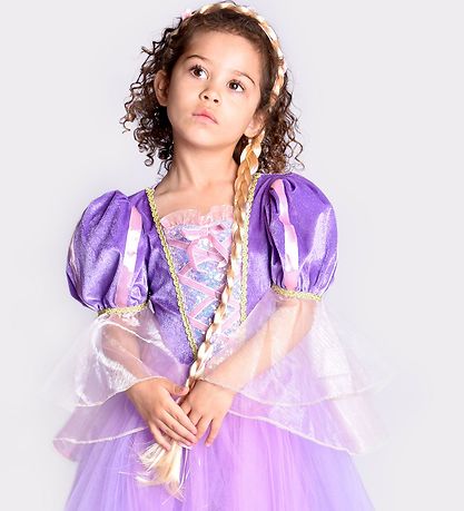 Den Goda Fen Costume - Rapunzel w. Hairband - Purple